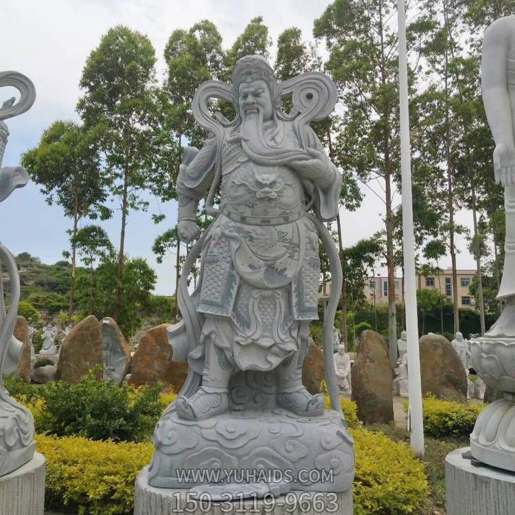 天然大理石浮雕四大天王佛像寺院摆件博鱼网页版