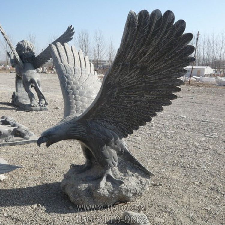 户外动物园摆放石雕老鹰博鱼网页版