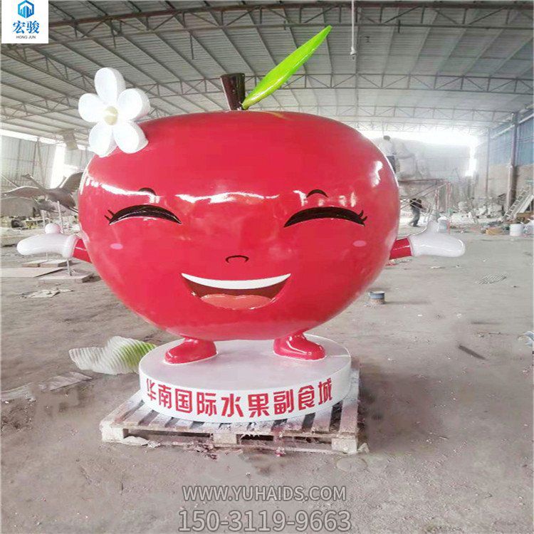 水果商城玻璃钢卡通创意水果公仔摆件博鱼网页版