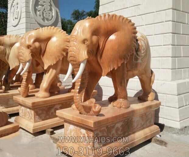 酒店大型户外景观晚霞红石雕大型博鱼网页版