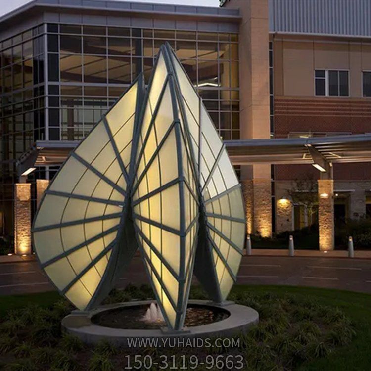 别说小区大型不锈钢创意照明园林景观摆件博鱼网页版