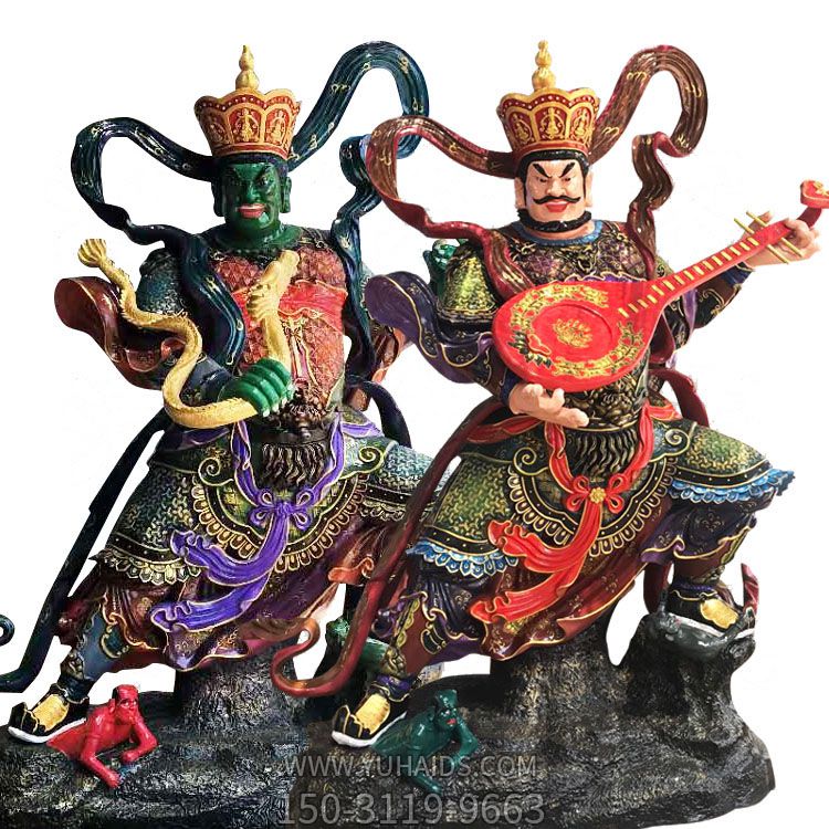 玻璃钢彩绘寺庙护法神佛八大金刚博鱼网页版