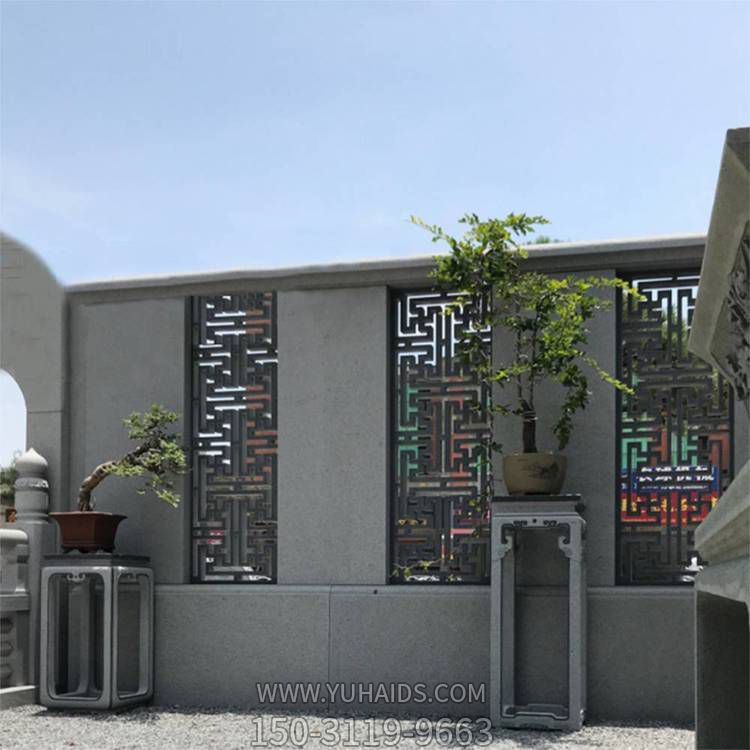 中式庭院摆放大理石高矮 新中式盆景花架博鱼网页版