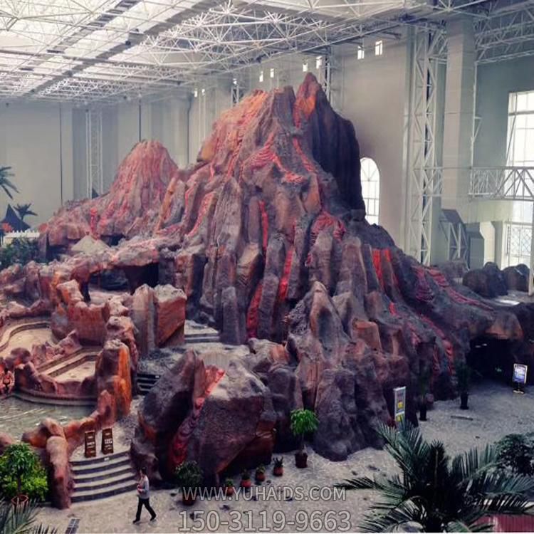 游乐园室内造景装饰水泥假山塑石博鱼网页版