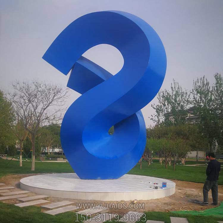 广场大型几何创意景观博鱼网页版摆件