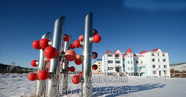 庭院校园抽象不锈钢树博鱼网页版