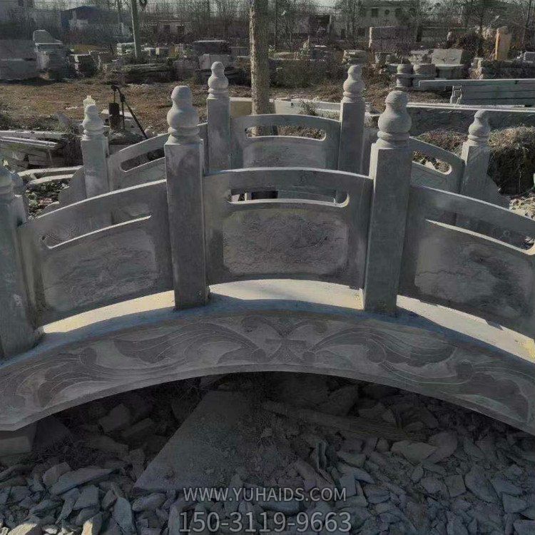 石雕青石浮雕庭院别墅中式石拱桥景观摆件博鱼网页版