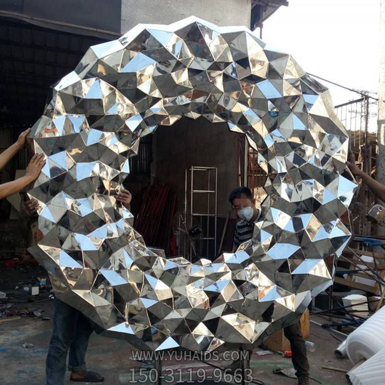 不锈钢块面圆环博鱼网页版