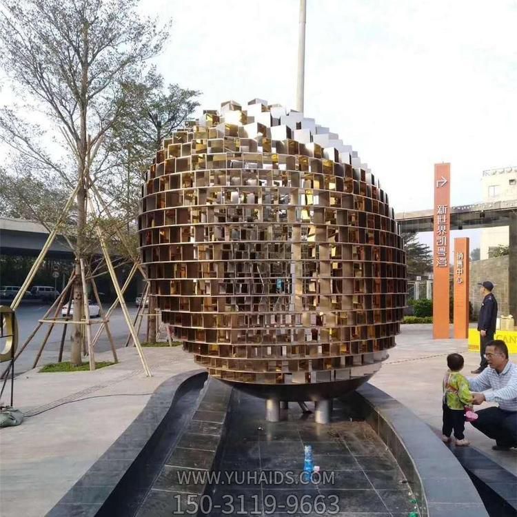 不锈钢园林景观艺术块面景观摆件博鱼网页版