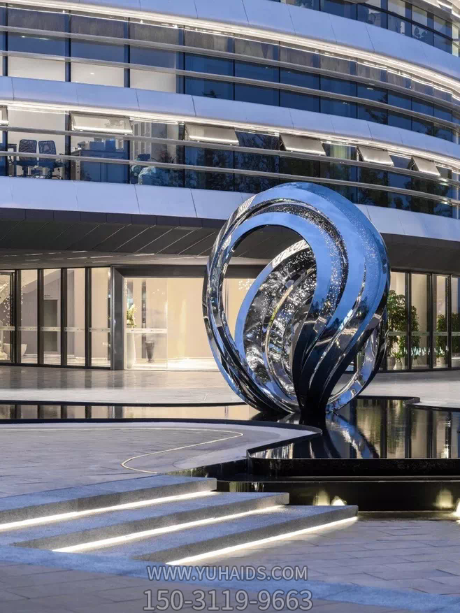 不锈钢镜面抽象街道景观博鱼网页版