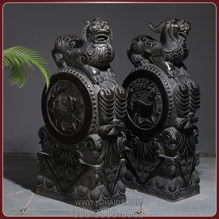 庭院青石石雕抱鼓石博鱼网页版