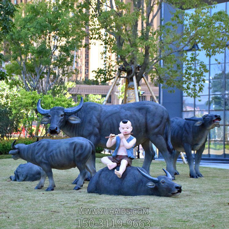 玻璃钢仿真水牛，样式多尺寸全，可定制博鱼网页版