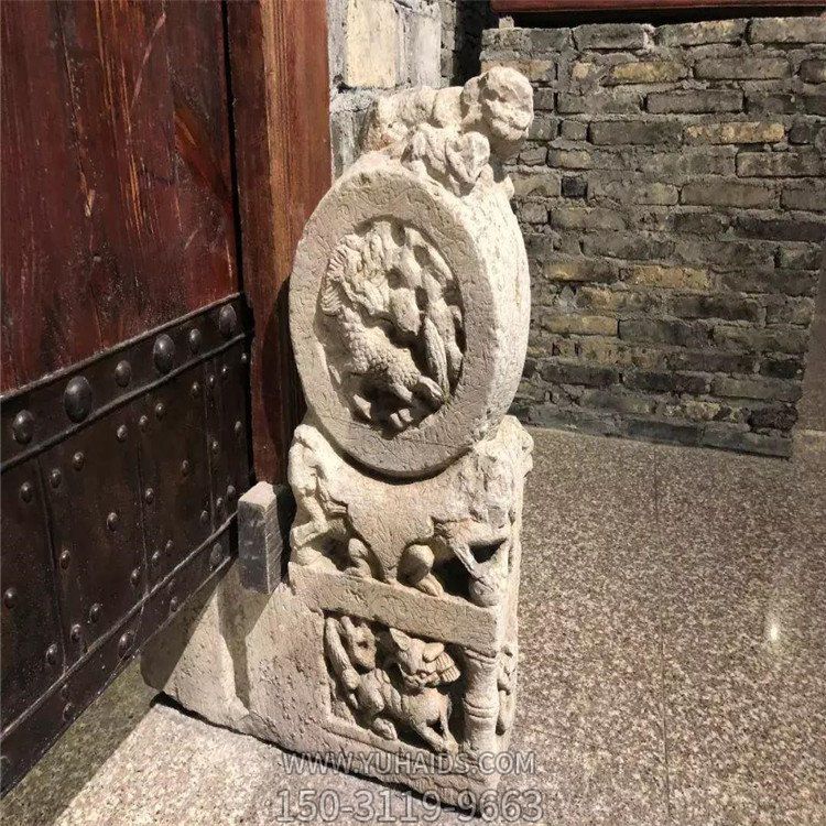 仿古石雕门墩博鱼网页版