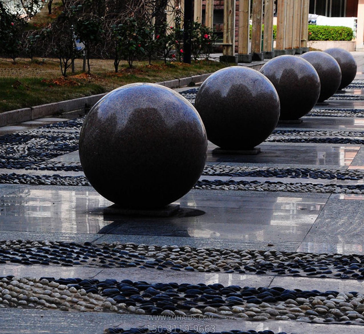 公园景观大型圆形车阻石博鱼网页版