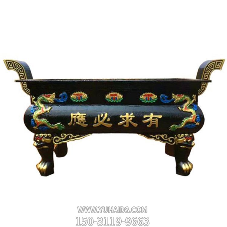 庙宇宗祠烧纸祭祀平口长形香炉博鱼网页版