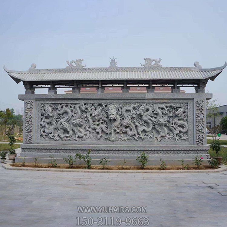 广场庭院青石古建石雕壁画 影壁墙 美观大方博鱼网页版