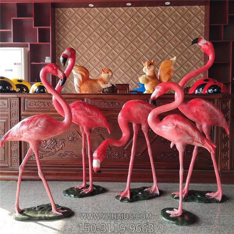 玻璃钢仿真动物博鱼网页版 园林景观摆件