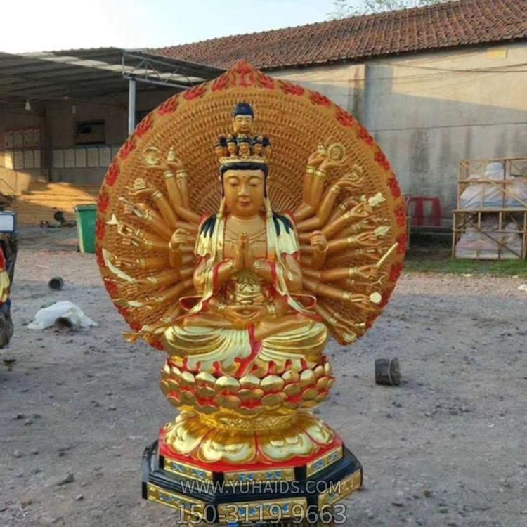 纯铜打造寺庙景区千手观音博鱼网页版