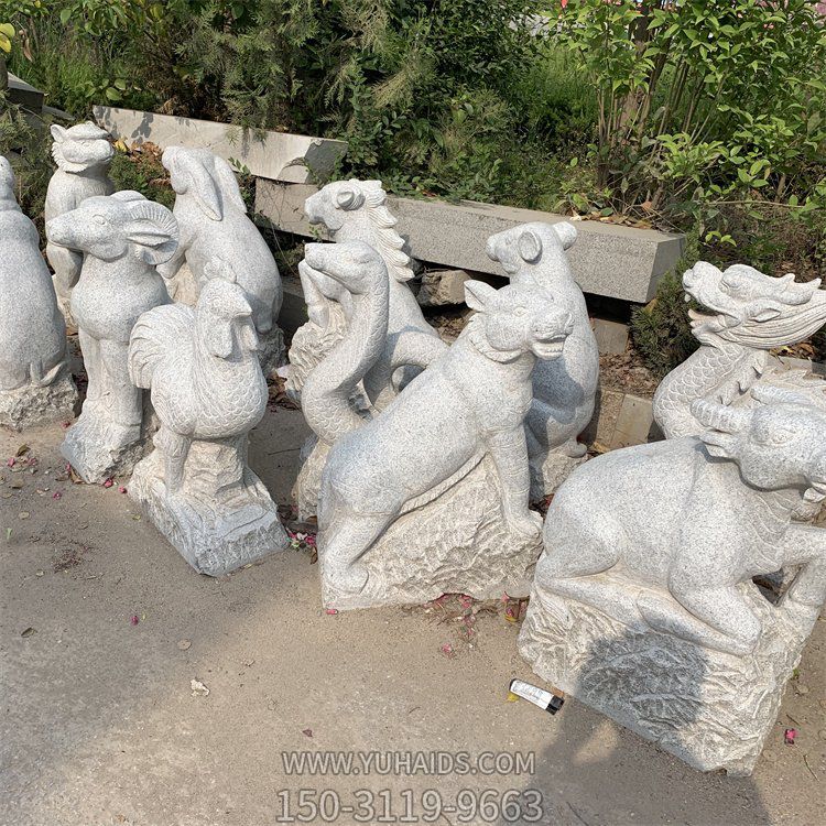 十二生肖动物石雕博鱼网页版