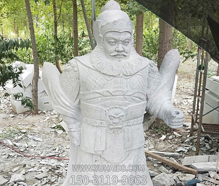 汉白玉石雕户外景区关公博鱼网页版