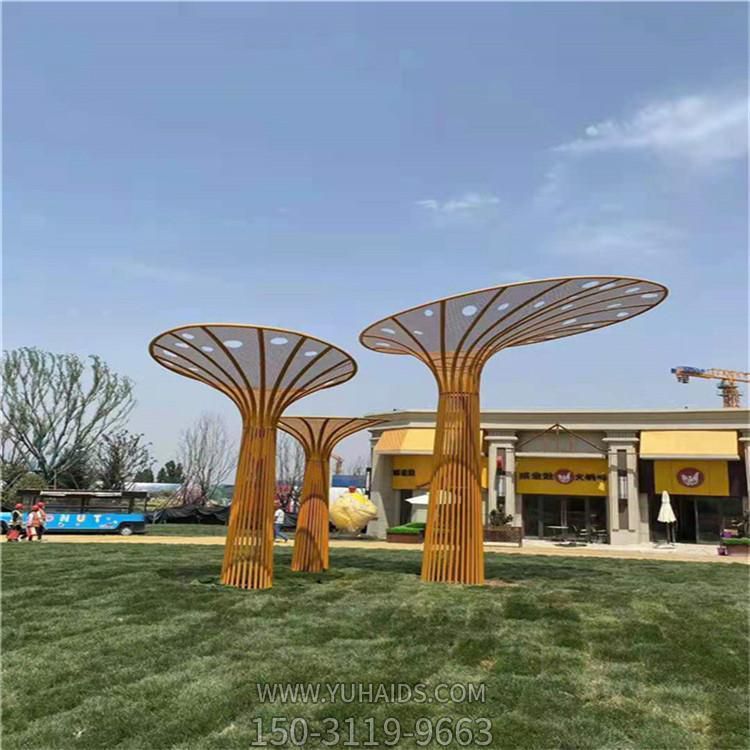 不锈钢户外广场大型创意树景观博鱼网页版