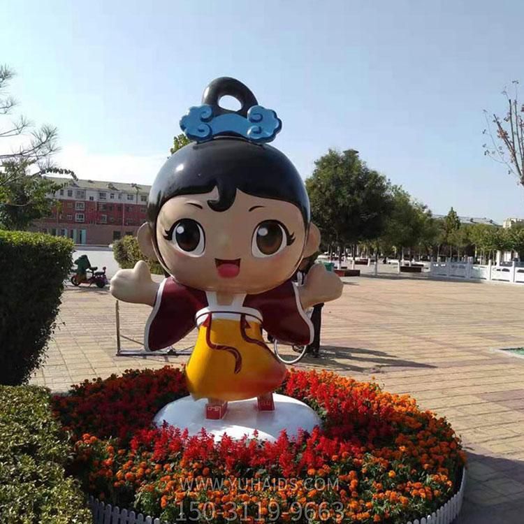 玻璃钢卡通户外广场卡通人物景观摆件博鱼网页版