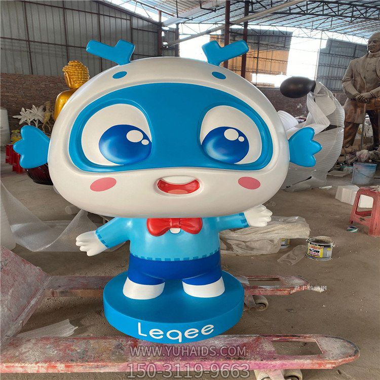 游乐园摆放玻璃钢喷绘现代艺术景观博鱼网页版