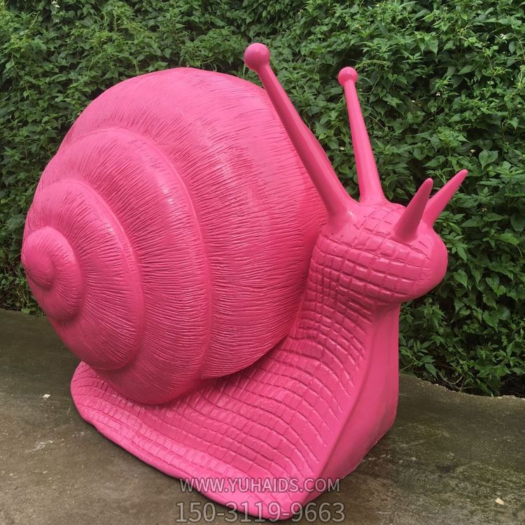 玻璃钢彩绘卡通蜗牛动物博鱼网页版 公园游乐园摆件