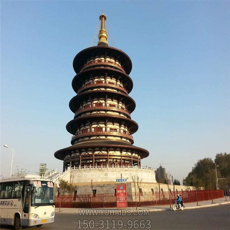 户外景区大型不锈钢仿铜园林佛塔博鱼网页版