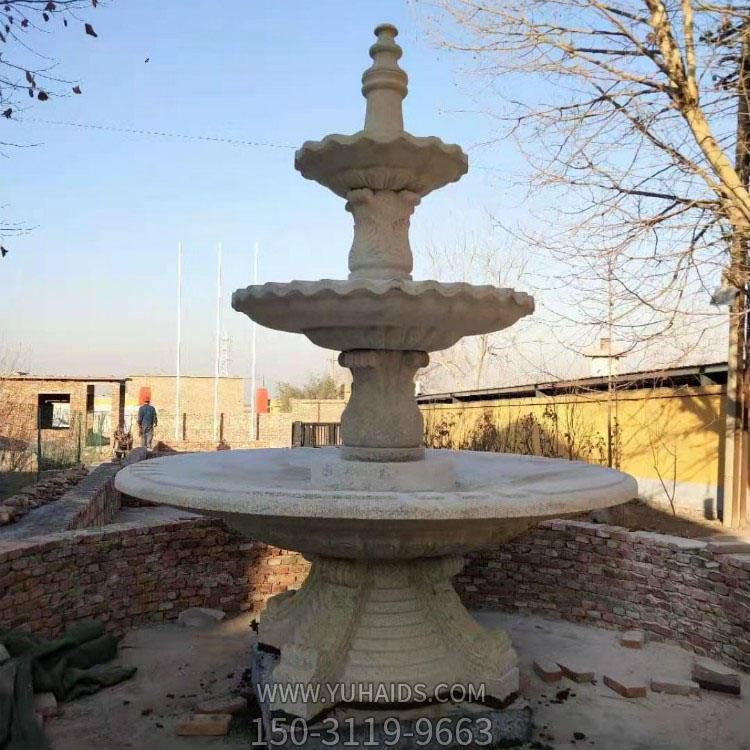 大理石水钵园林 景观大型石雕喷泉博鱼网页版