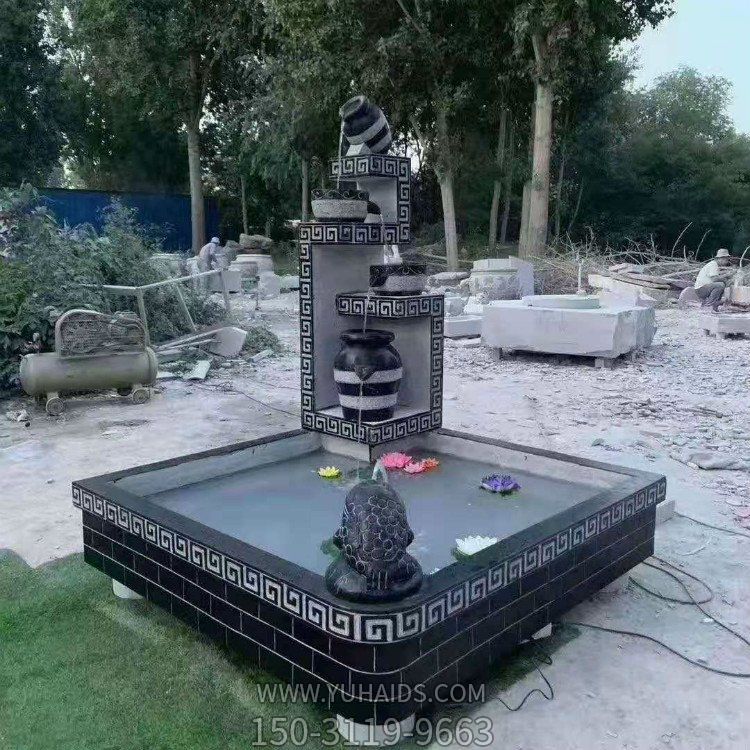 庭院创意青石石雕户外园林流水摆件博鱼网页版