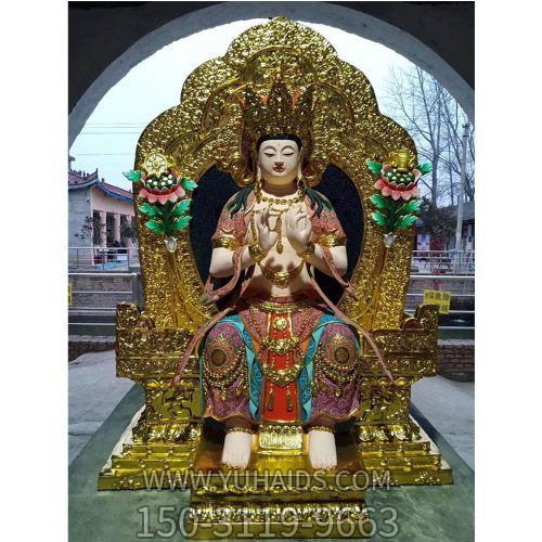 大型铜观音贴金铜观音博鱼网页版