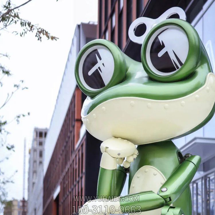 玻璃钢卡通户外园林景观创意青蛙博鱼网页版