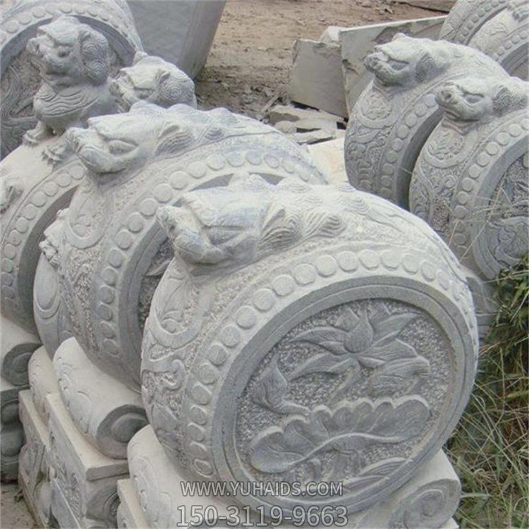 庭院酒店门口大理石石雕抱鼓石雕博鱼网页版