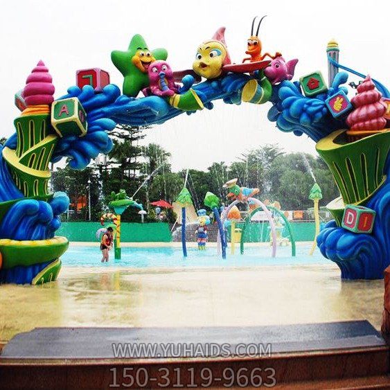 游乐场玻璃钢卡通彩绘拱门博鱼网页版