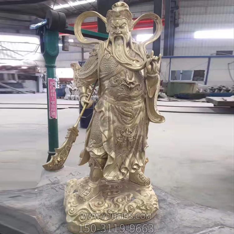 镇宅招财铸铜关公 关二爷博鱼网页版