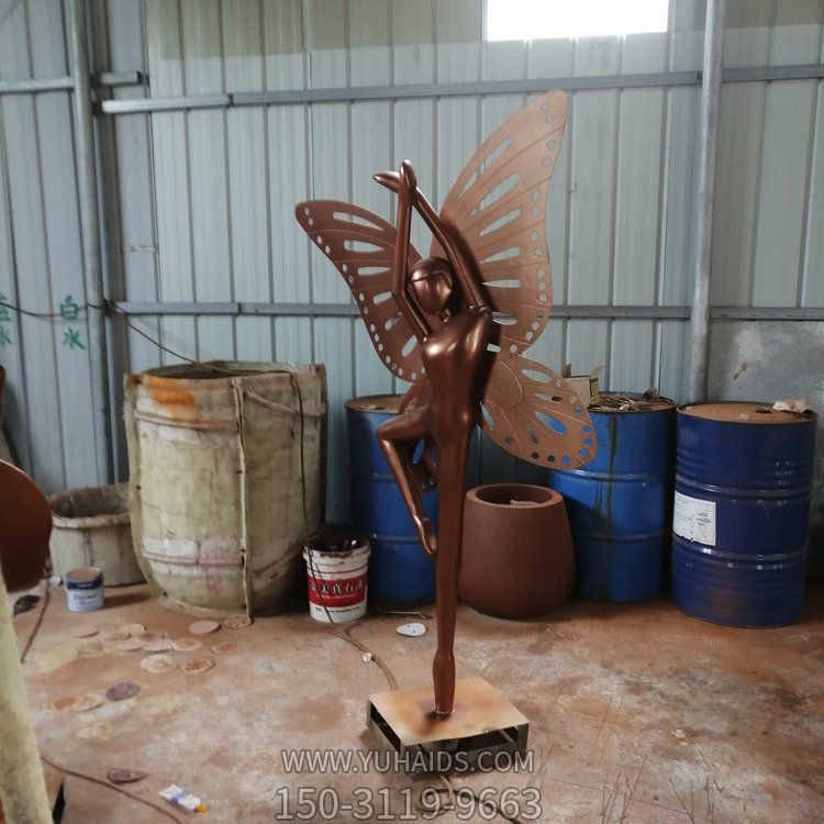 花园玻璃钢仿铜跳舞的抽象人物博鱼网页版