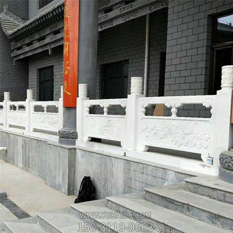 大理石石雕浮雕花纹庭院别墅围栏博鱼网页版