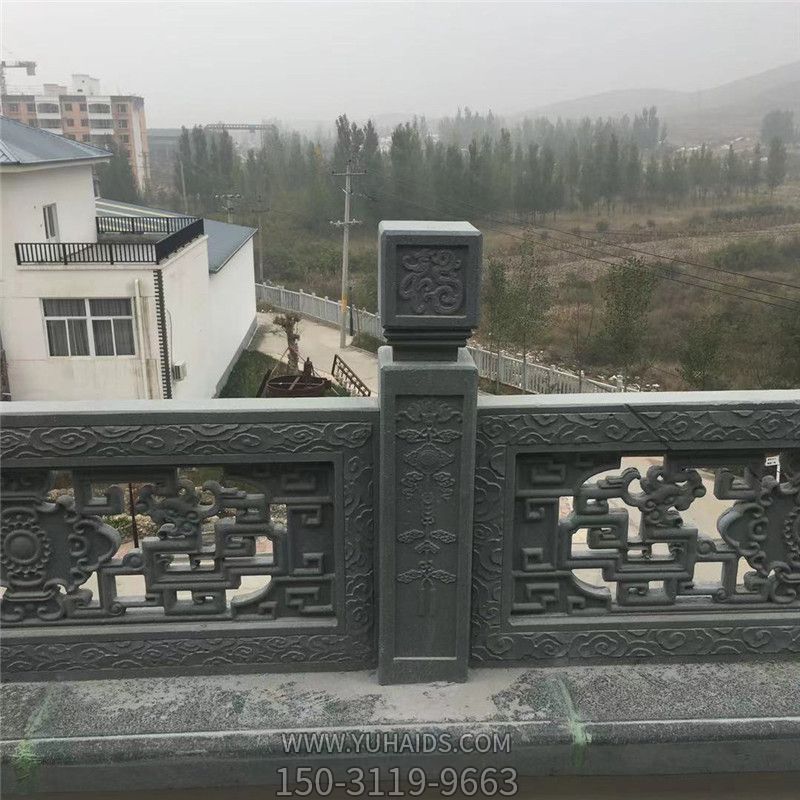 庭院阳台青石仿古镂空栏杆护栏博鱼网页版