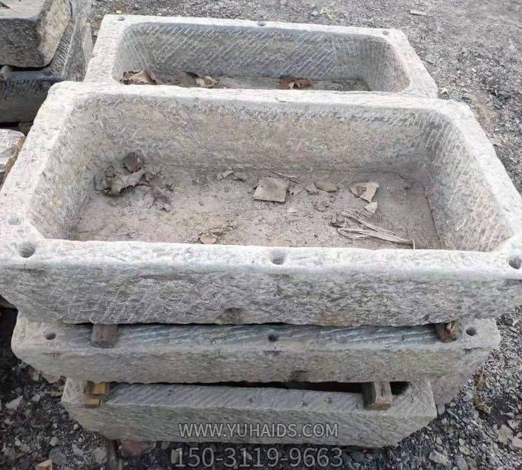 仿古做旧猪槽庭院摆件老石槽博鱼网页版