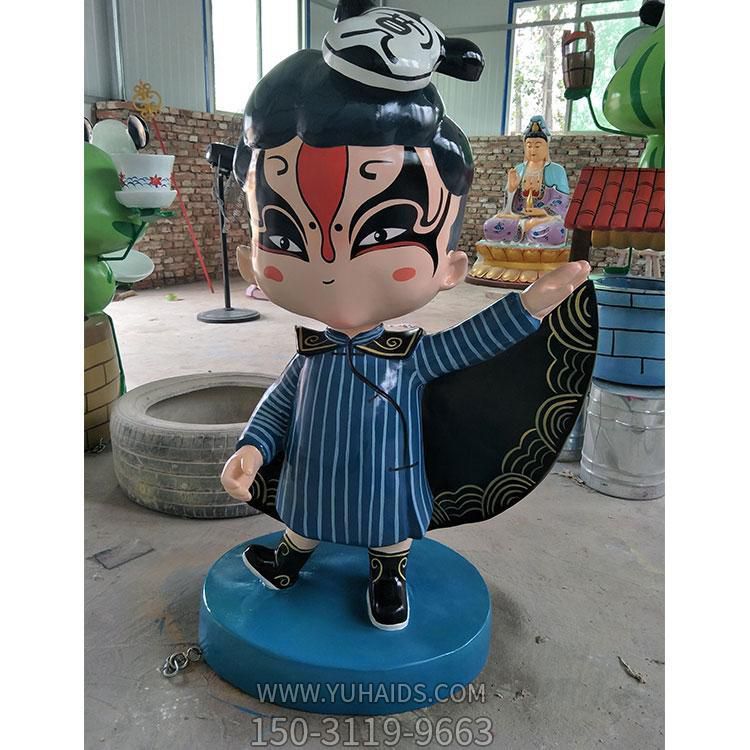 玻璃钢传统戏曲卡通人物博鱼网页版