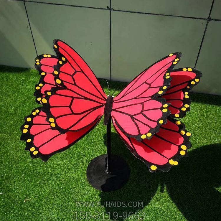 园林广场不锈钢彩绘户外园林蝴蝶博鱼网页版