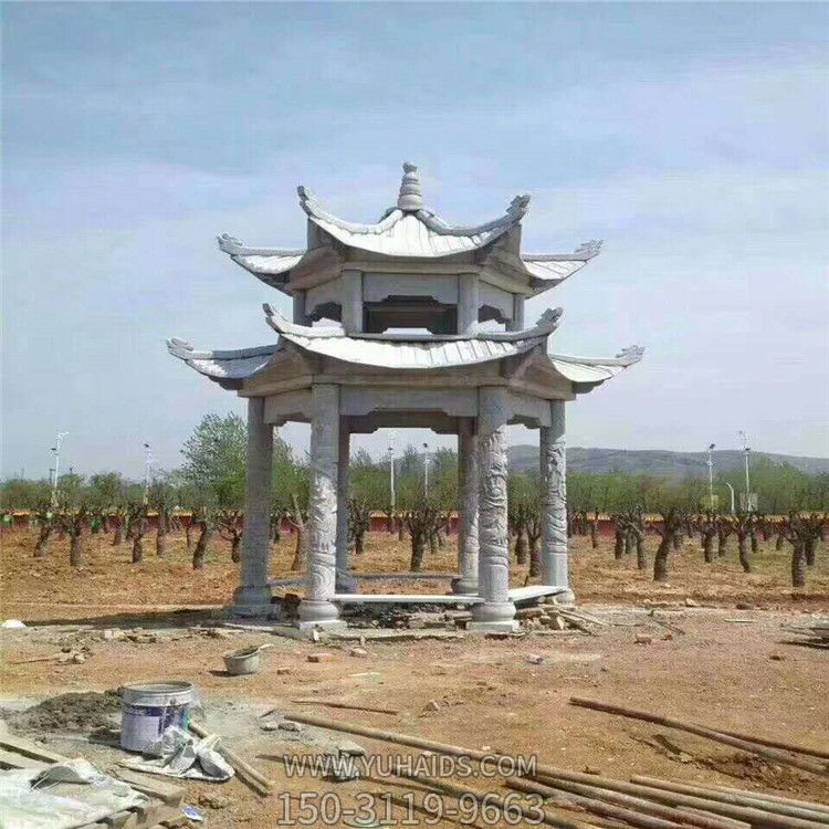 景区园林户外摆放双层六角凉亭博鱼网页版