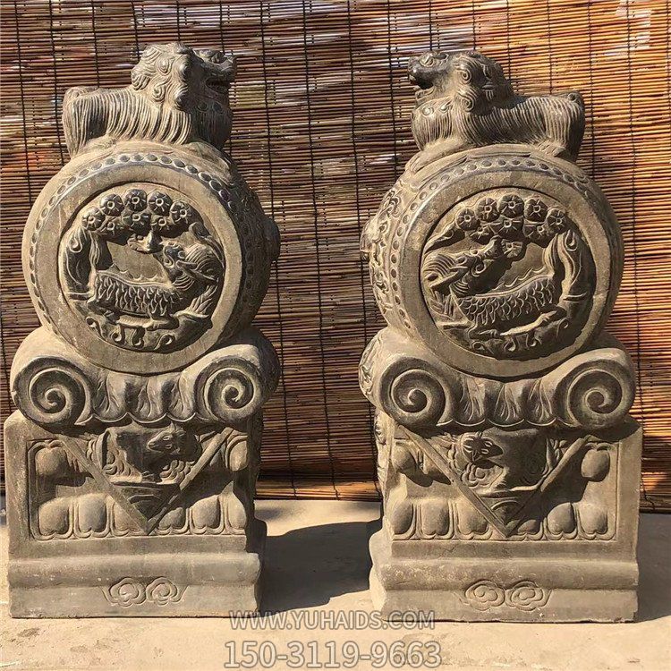 仿古石门墩，狮子门墩博鱼网页版