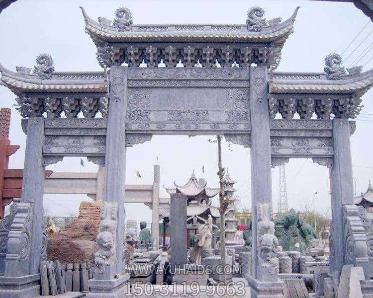 大型乡村户外石雕牌坊博鱼网页版