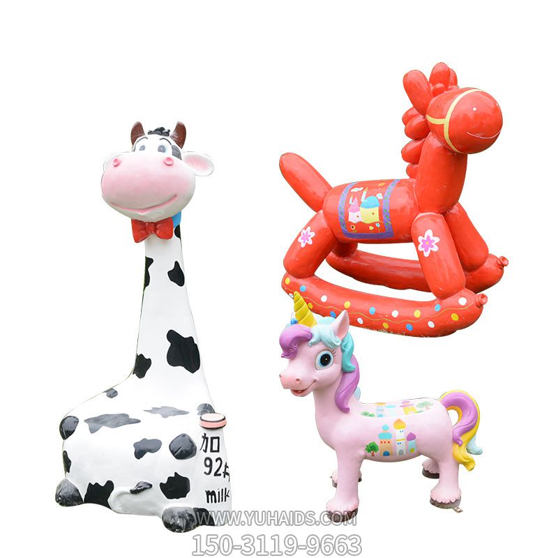 卡通玻璃钢商业街摆放动物坐凳美陈摆件户外树脂博鱼网页版工艺品