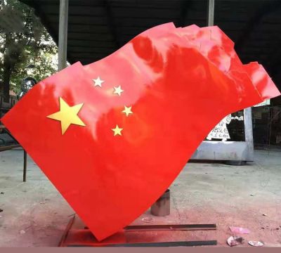 户外景区五星红旗玻璃钢彩绘旗帜博鱼网页版