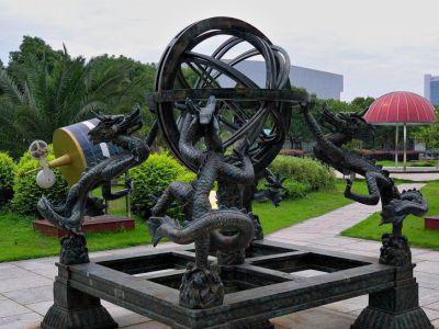 古代发明观测天象不锈钢仿铜浑天仪博鱼网页版