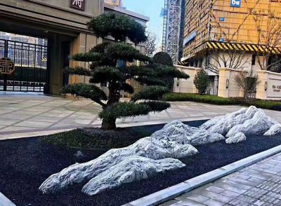 别墅庭院园林绿化松树玻璃钢博鱼网页版