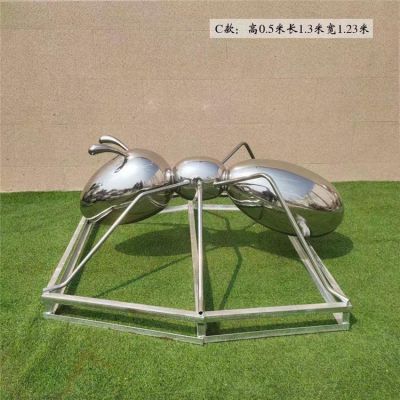 镜面不锈钢户外园林抽象蚂蚁博鱼网页版